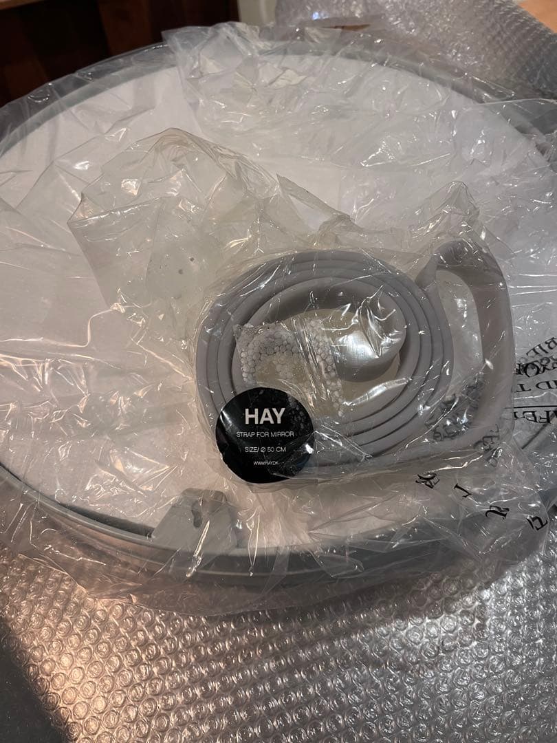 HAY STRAP MIRROR NO,2 / Φ50cm ミラー