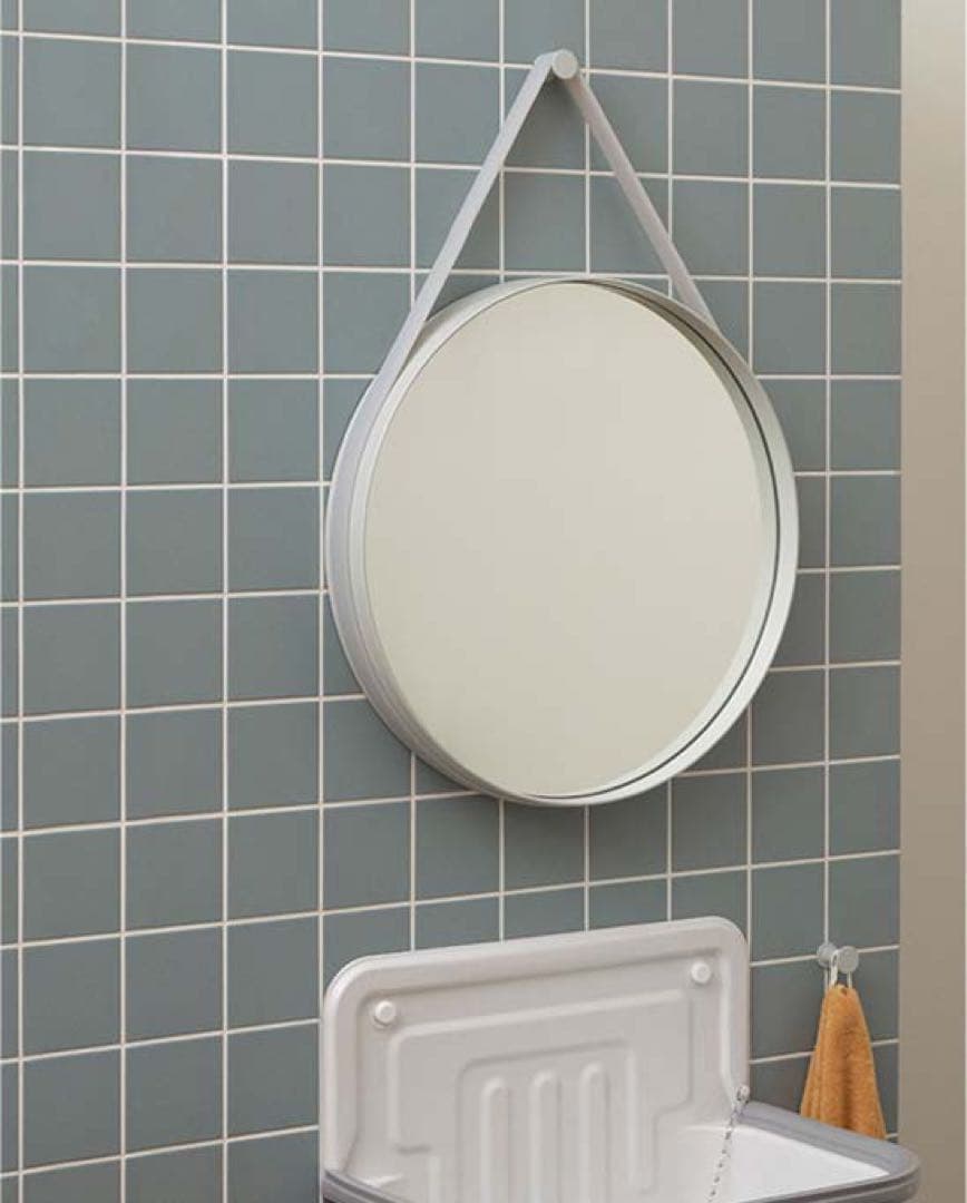 HAY STRAP MIRROR NO,2 / Φ50cm ミラー