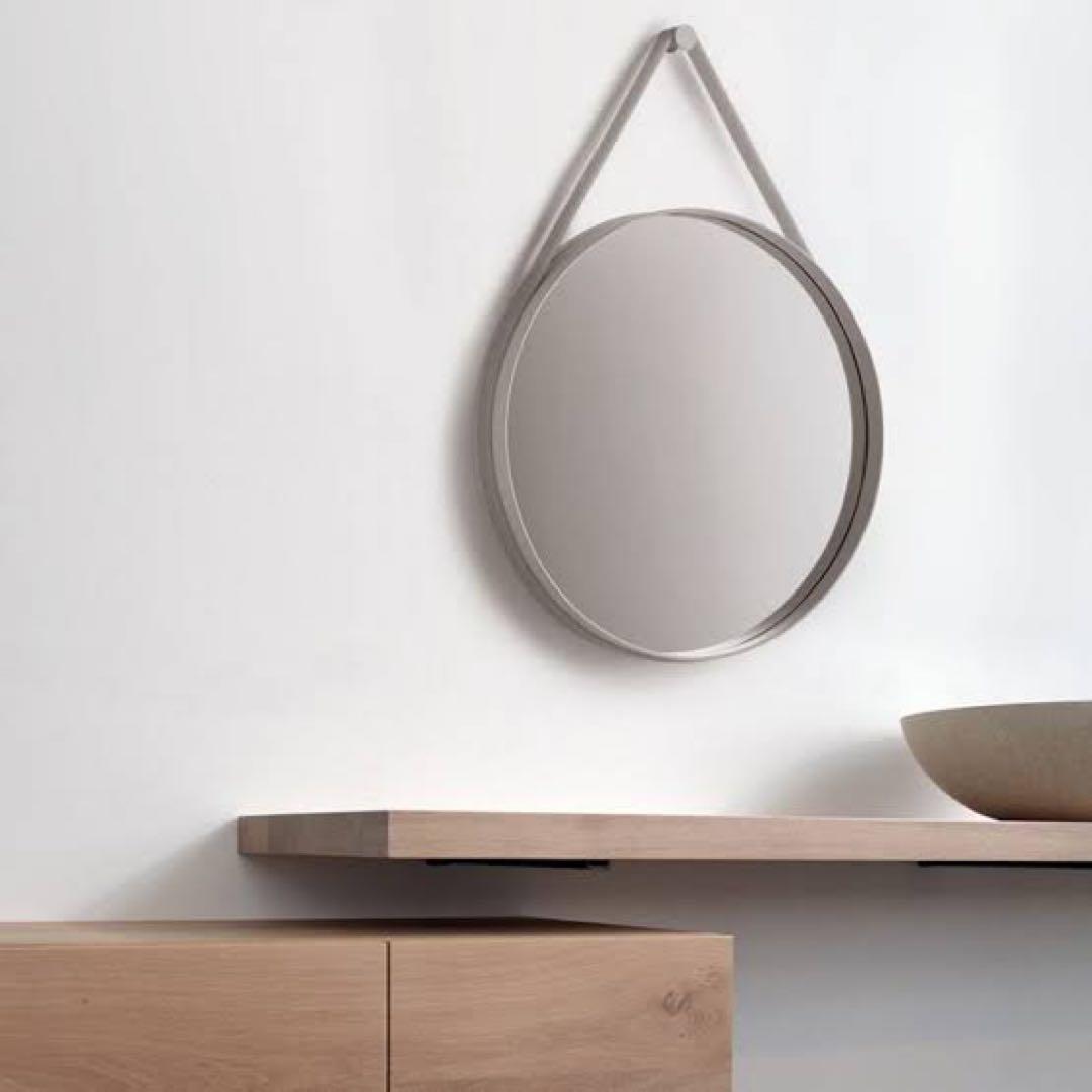 HAY STRAP MIRROR NO,2 / Φ50cm ミラー