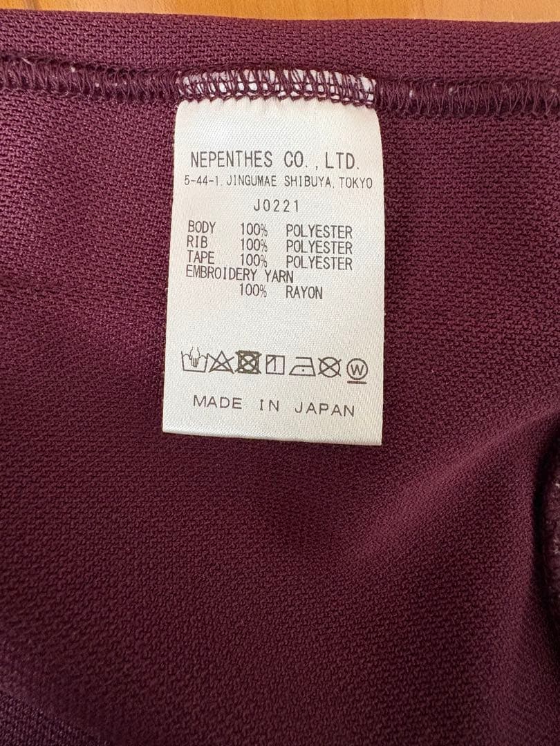 needles トラックジャケット　マルーン　ボルドーセカオワ深瀬さん着用