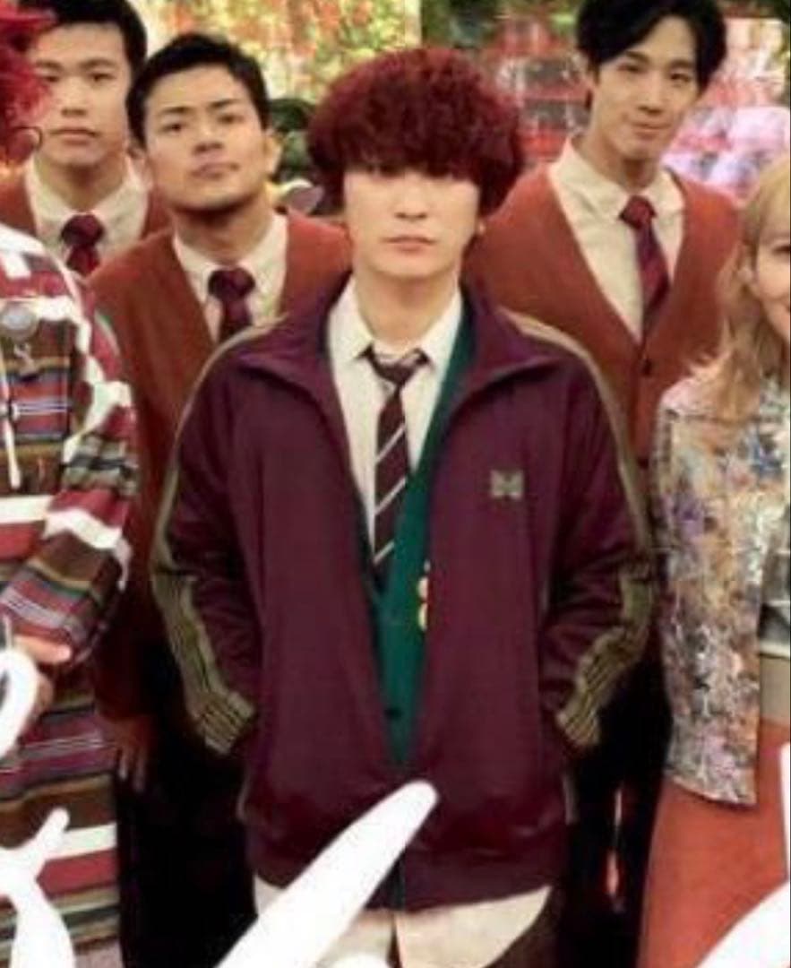 needles トラックジャケット　マルーン　ボルドーセカオワ深瀬さん着用