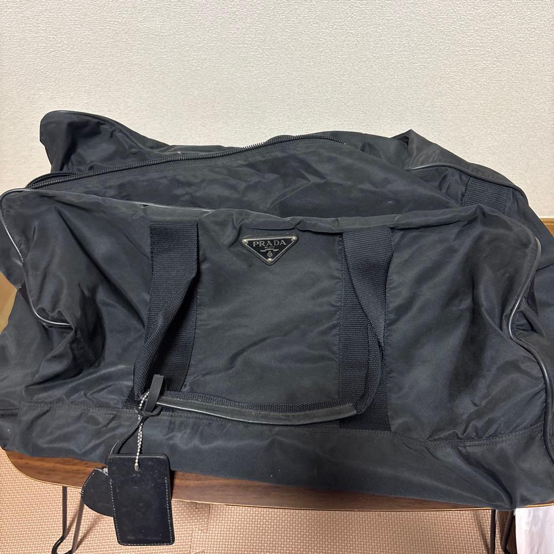 ジ*K様 早い物ガチ‼️ PRADA ボストンバッグ 黒