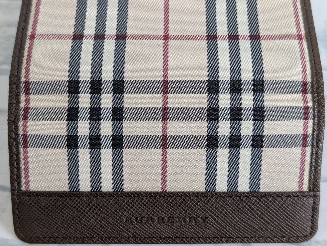 【新品未使用箱付き】BURBERRY5連キーケースノバチェックベージュ×ブラウン