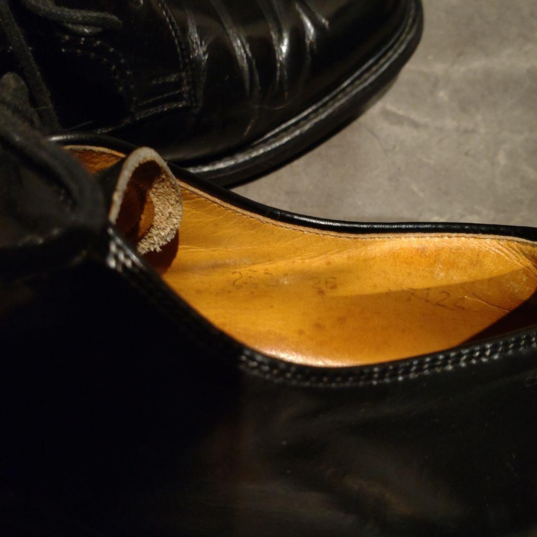 【希少・旧旧ロゴ】REGAL 2504 外羽根プレーントゥ ブラック　26EE