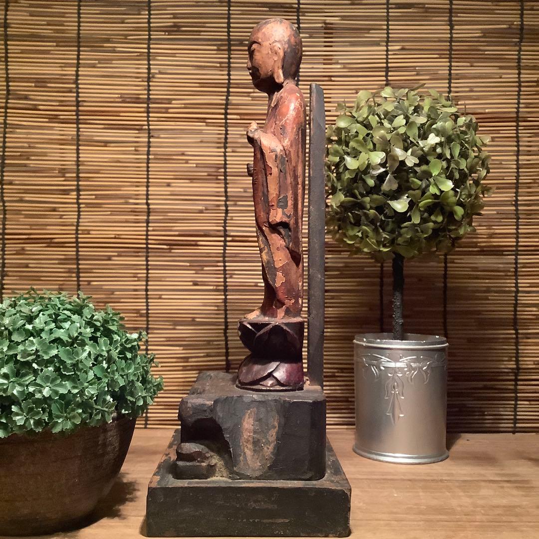 平安〜室町「如意宝珠地蔵菩薩」六道一尊・地蔵菩薩本願経・大乗大集地蔵・木彫彩色