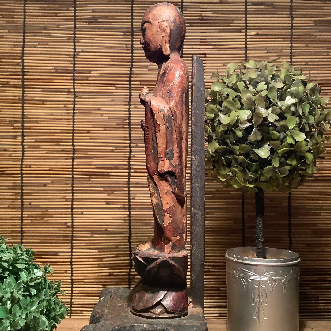 平安〜室町「如意宝珠地蔵菩薩」六道一尊・地蔵菩薩本願経・大乗大集地蔵・木彫彩色