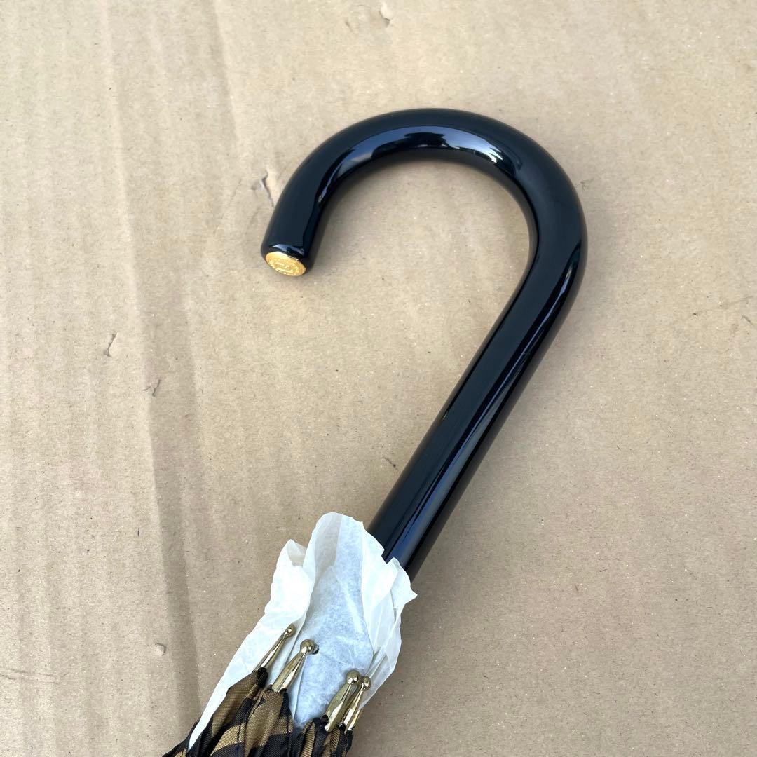 FENDI フェンディ 長傘 ズッカ柄 ブラウン