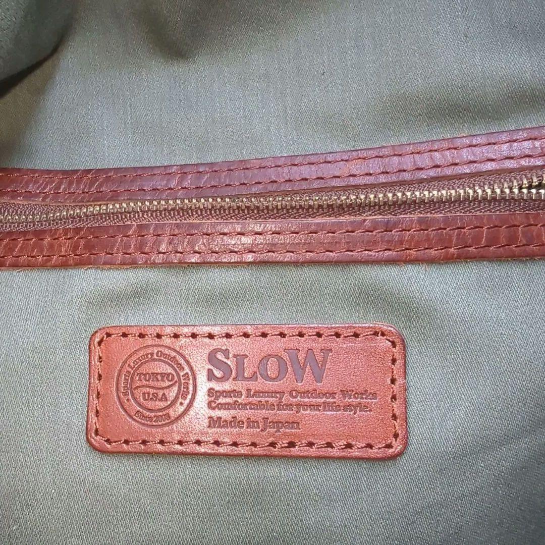 美品 スロウ SLOW ダブルオイル リュック レザー ブラウン バックパック