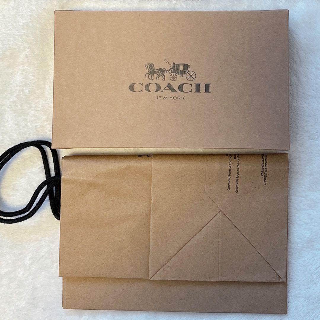 【COACH】長財布 マルチカラー ロゴ おしゃれ 財布 男女兼用 ストラップ付