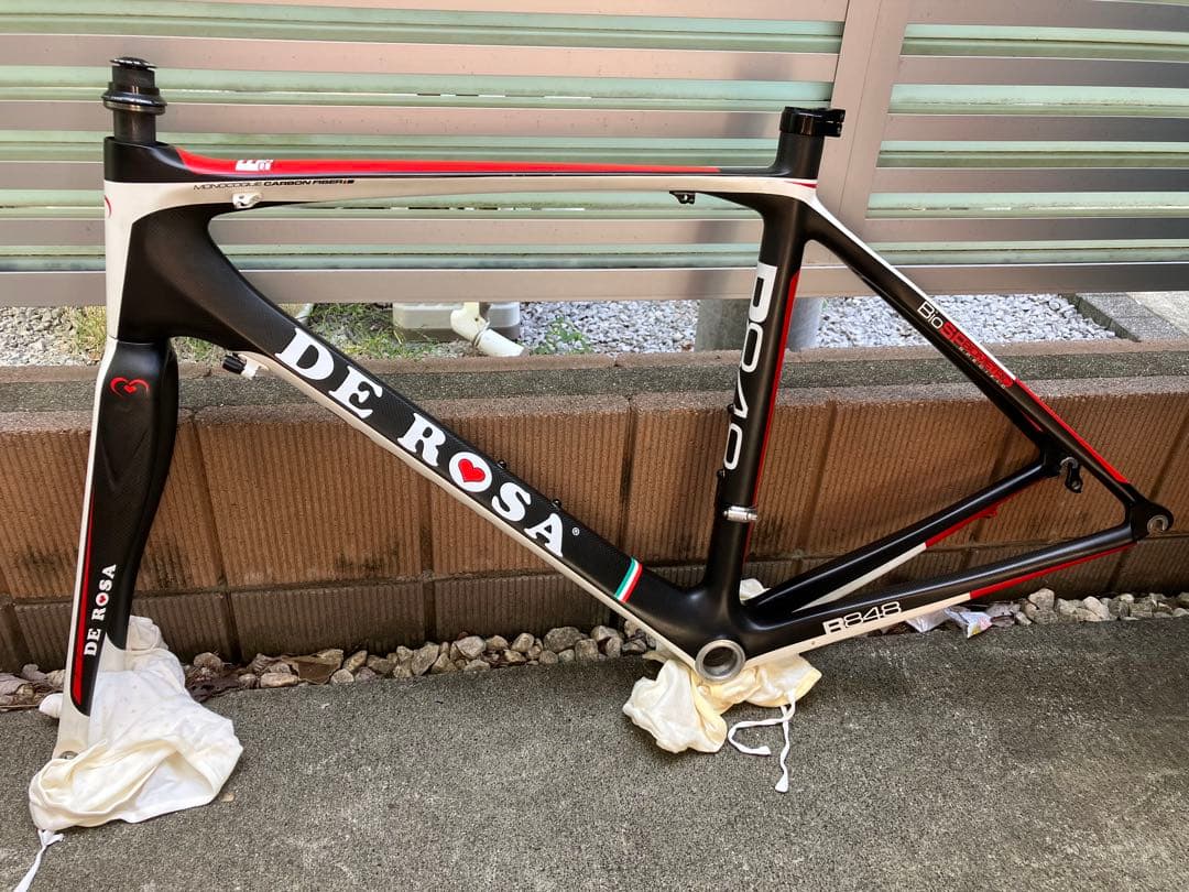 DE ROSA E848 ロードバイクフレーム　ジャンク