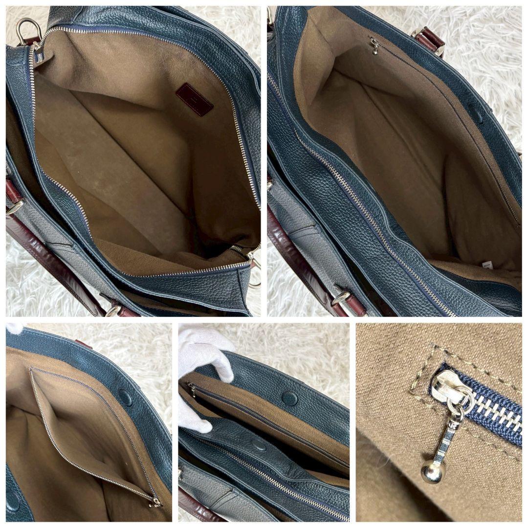 【美品】ファイブウッド　ビジネスバッグ　トートバッグ　大容量