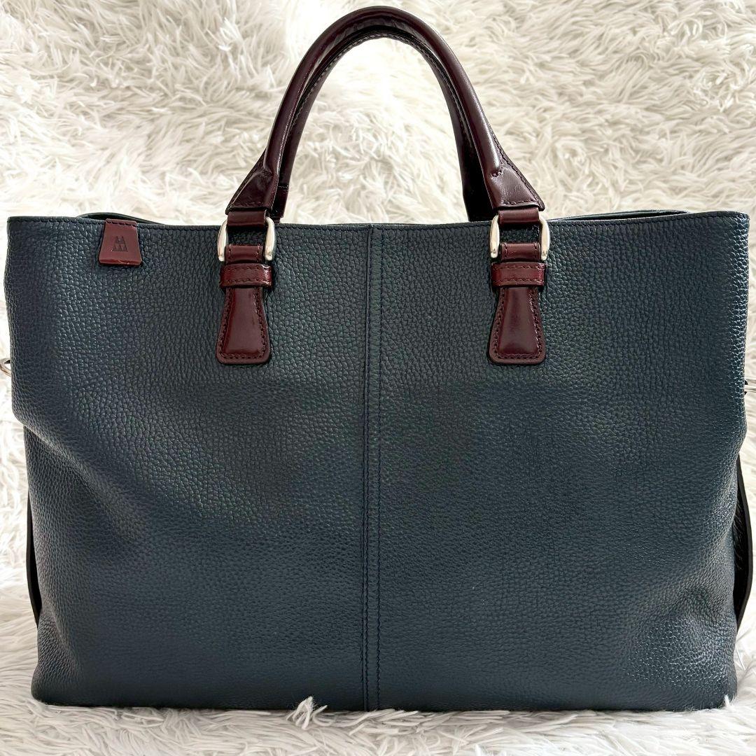 【美品】ファイブウッド　ビジネスバッグ　トートバッグ　大容量