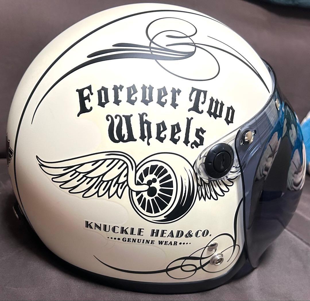 RIDEZ（ライズ）　KNUCKLE HEAD2　ジェットヘルメット　4点セット