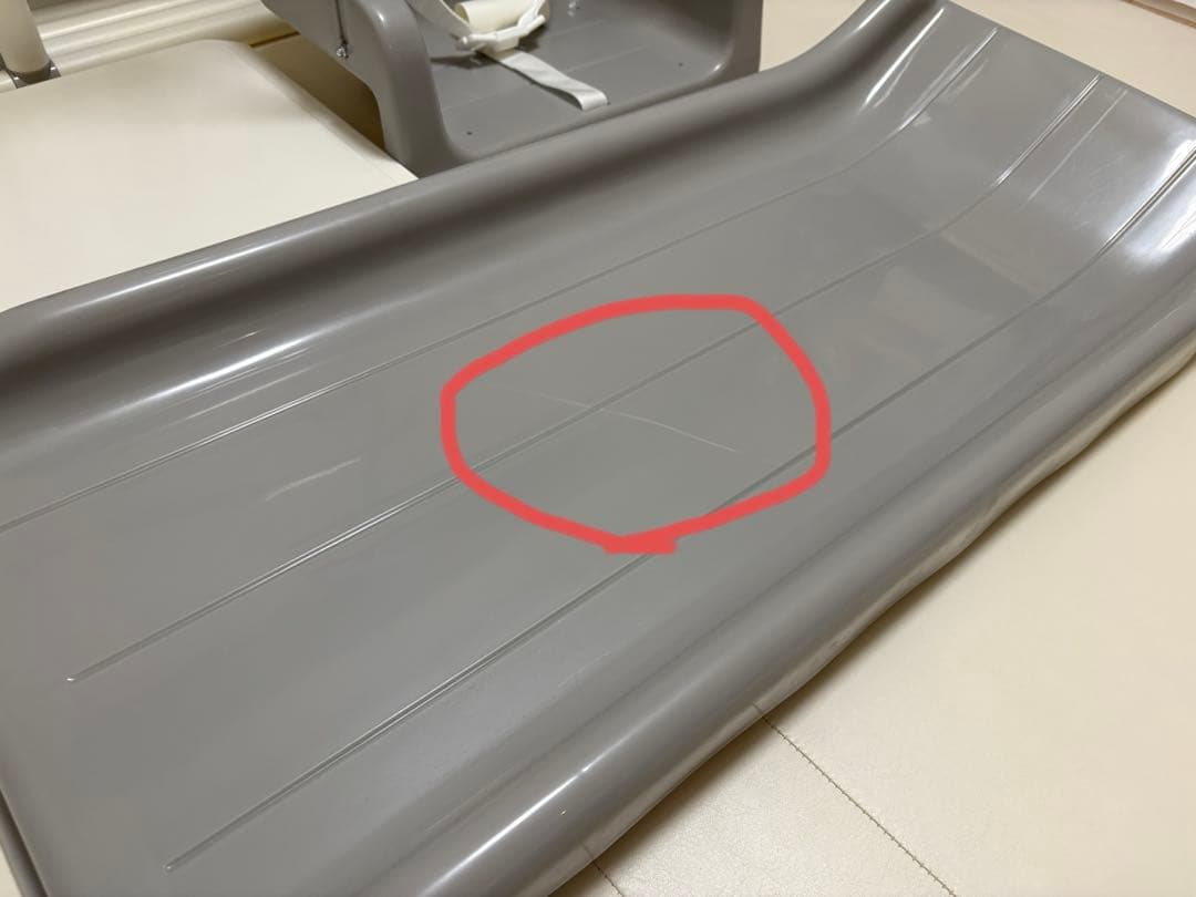 おりたたみわんぱくスライダージム ブランコ付DX グレーホワイト