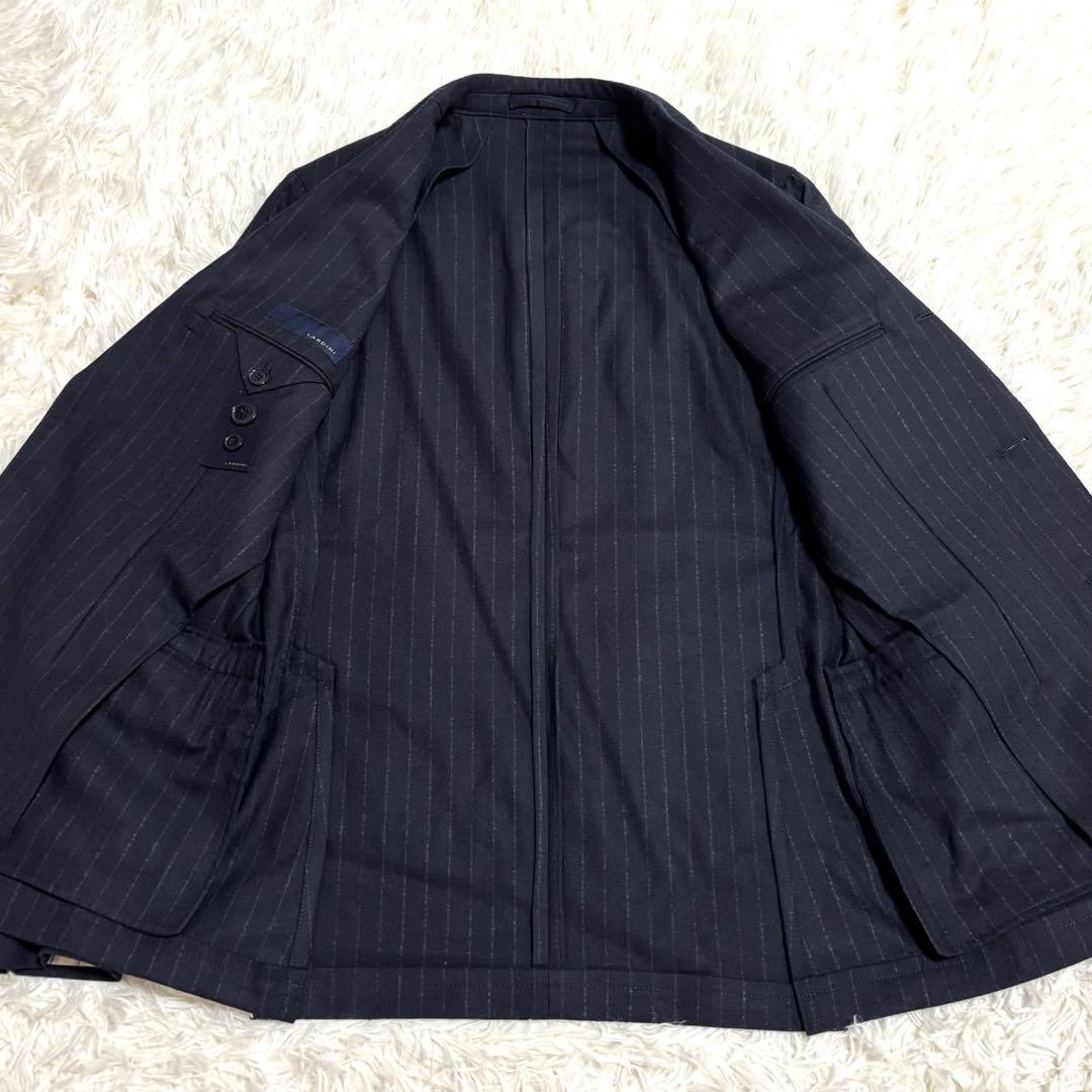【美品】LARDINI ラルディーニ セットアップ スーツ ネイビー　 M