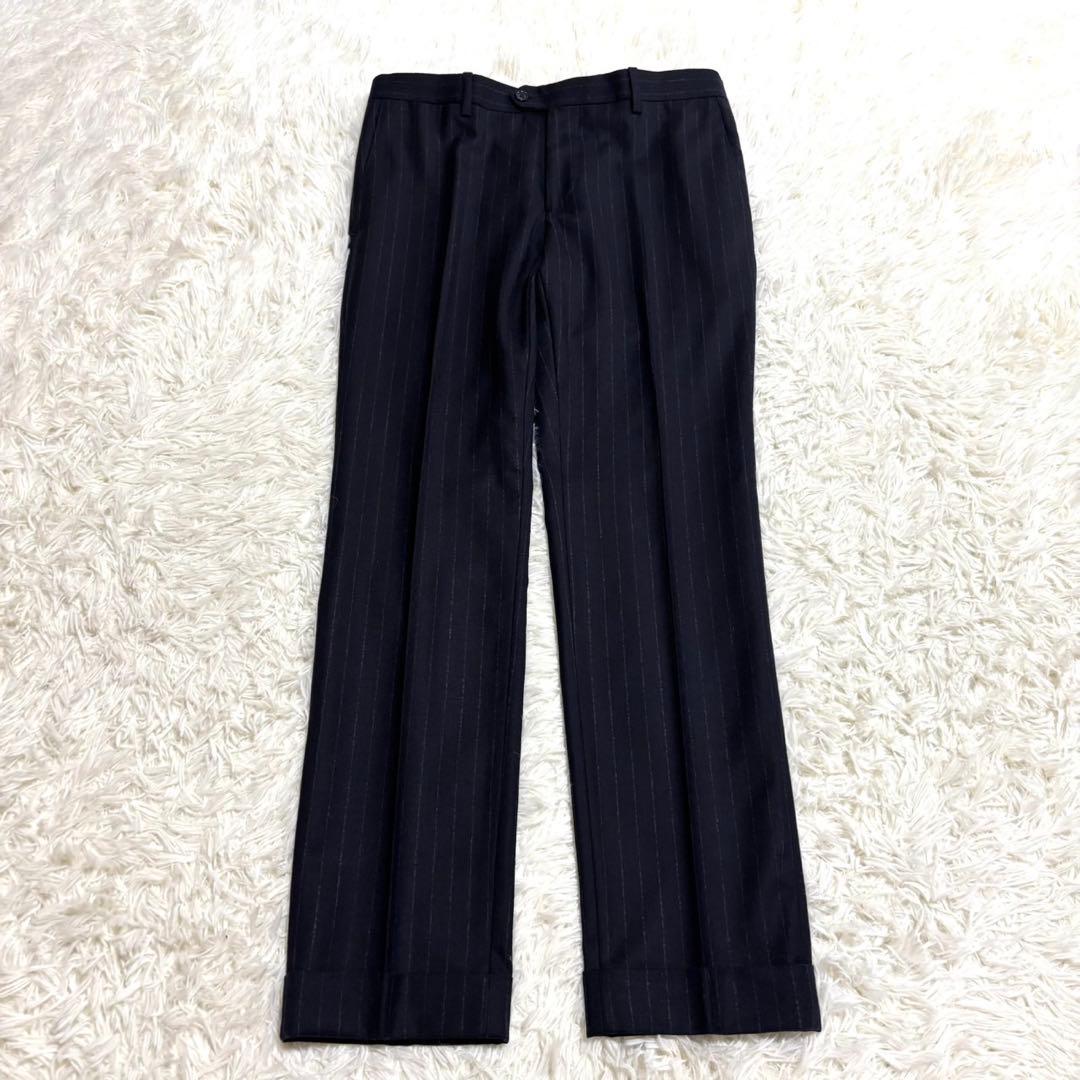 【美品】LARDINI ラルディーニ セットアップ スーツ ネイビー　 M