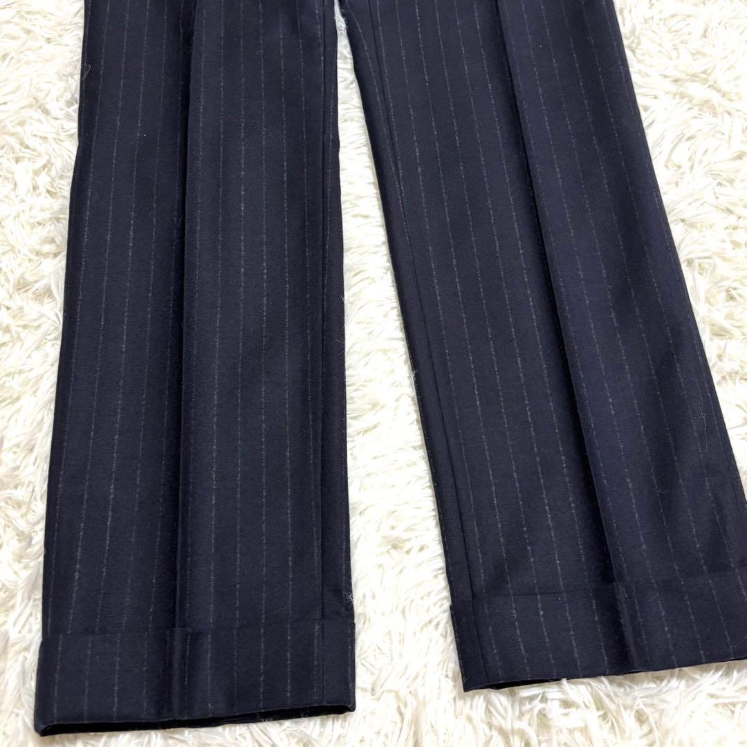 【美品】LARDINI ラルディーニ セットアップ スーツ ネイビー　 M