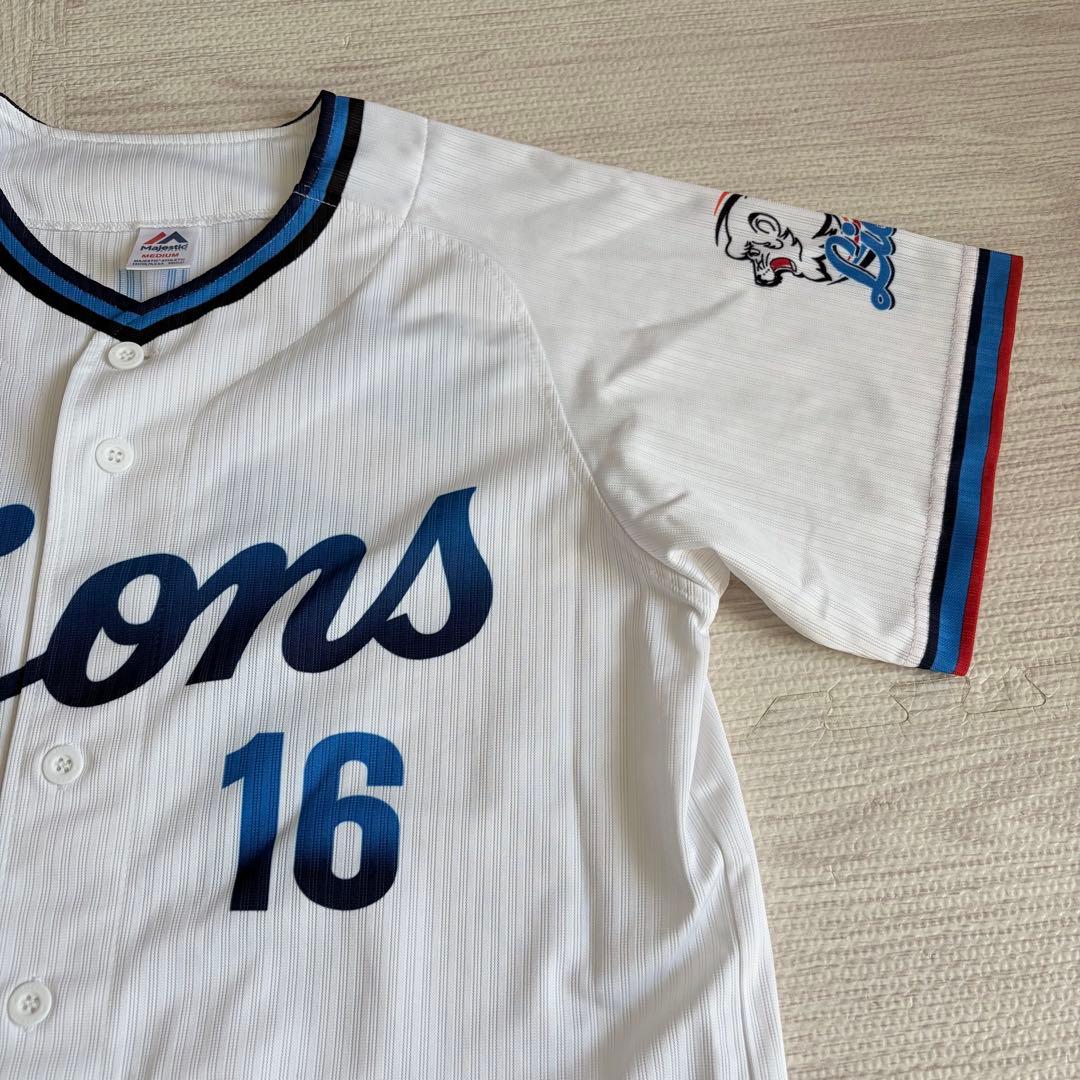 希少　松坂大輔 埼玉西武ライオンズ ユニフォーム　70周年記念　Mサイズ