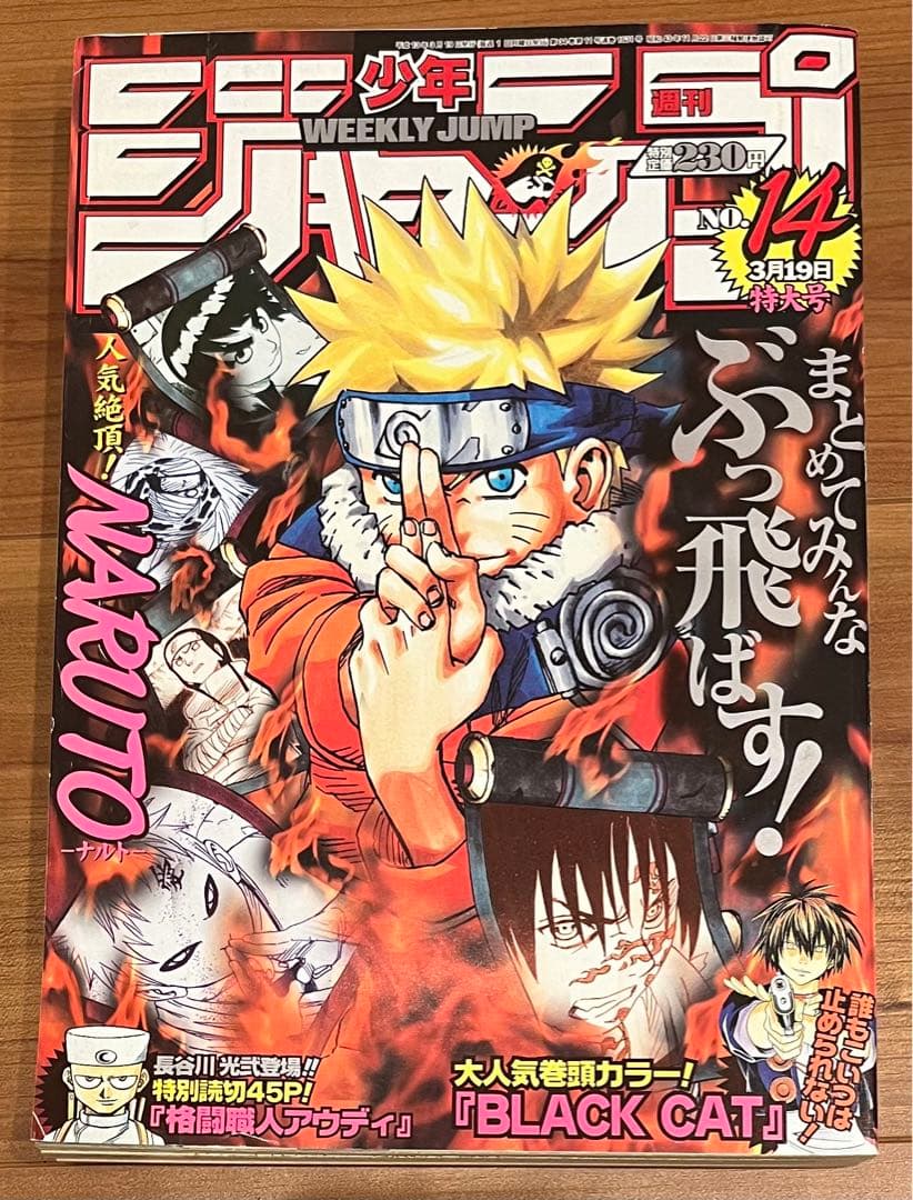 【激レア・格闘職人アウディ幻の第2話収録】週刊少年ジャンプ2001年14号