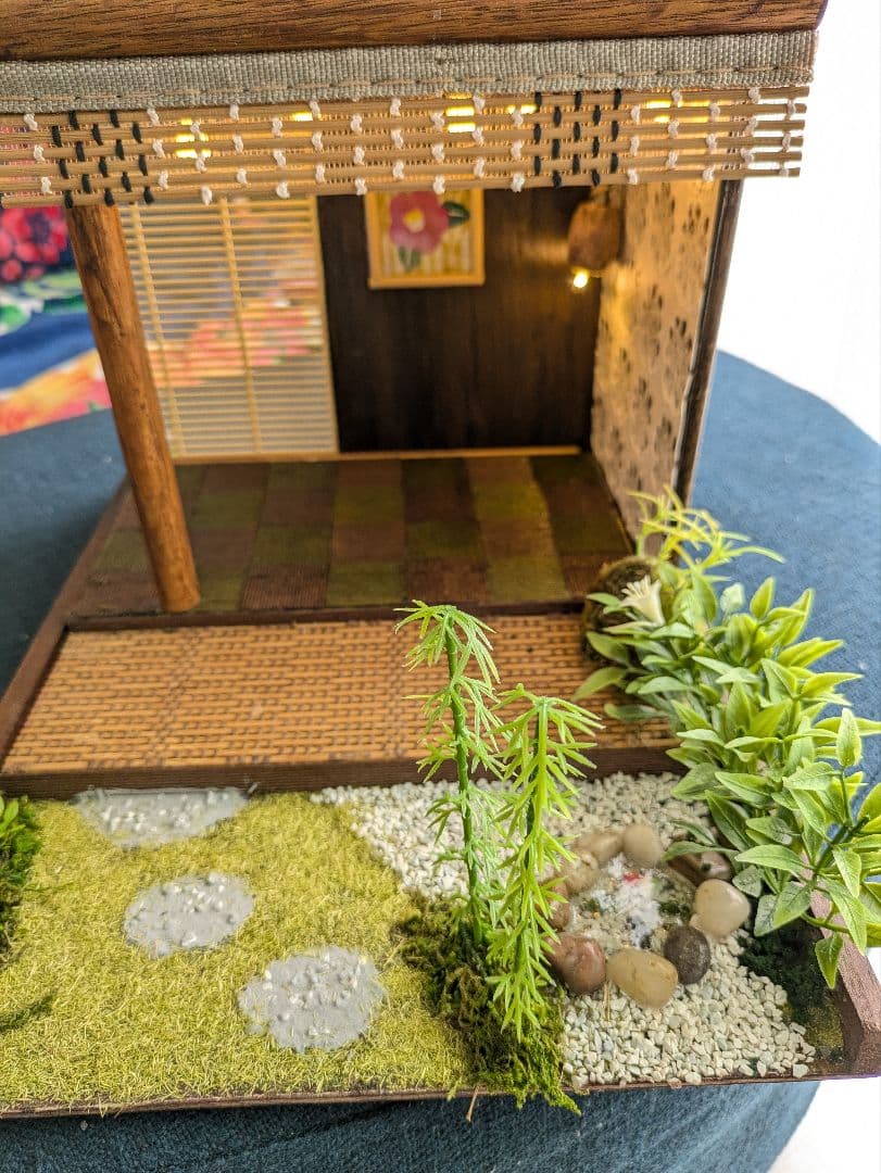 ハンドメイドミニチュアハウス和風コンコンブル