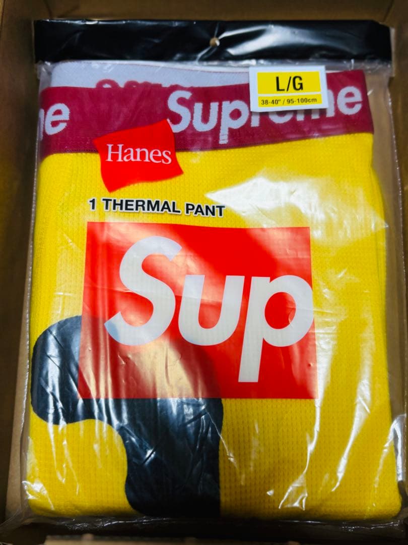 レッグウェア Supreme/Hanes Bones Thermal Pant Size:L