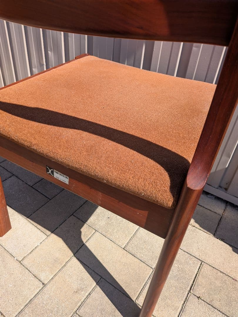 希少 天童木工 ブラジリアンローズウッド ダイニングチェア ④