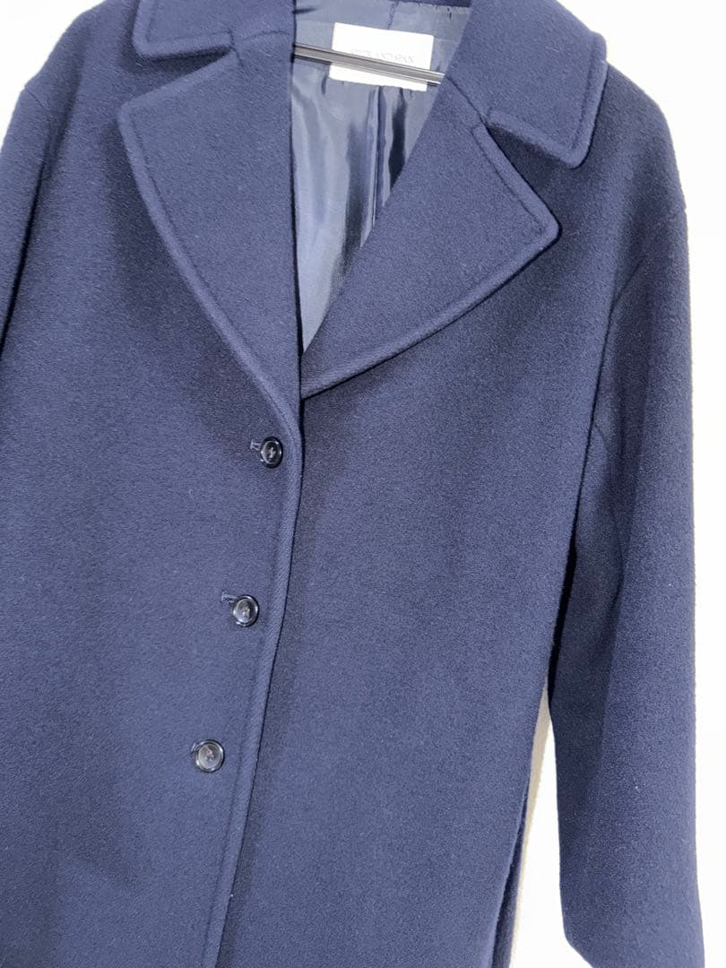 Spick & Span ネイビーロングコート