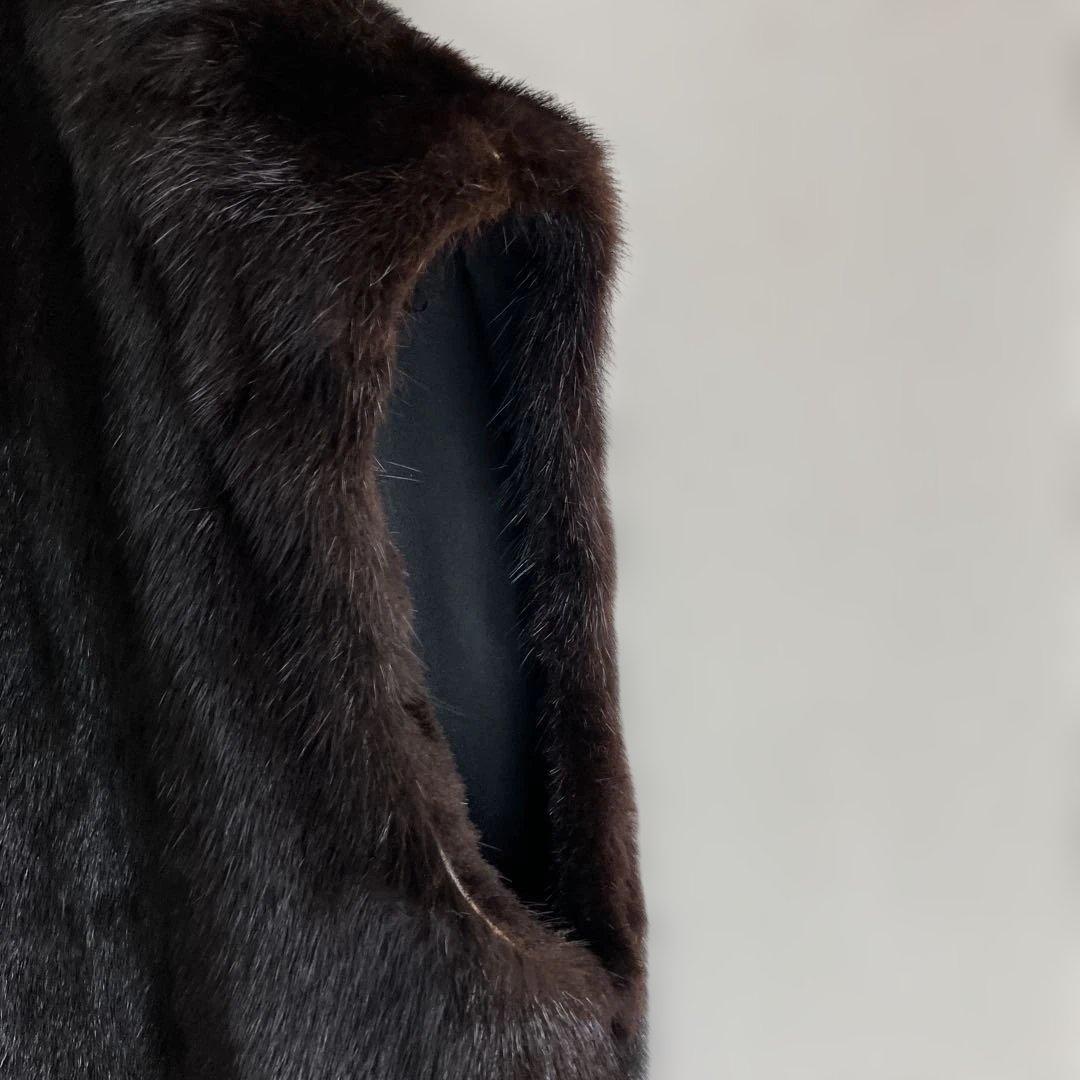 ミンク　ショートベスト