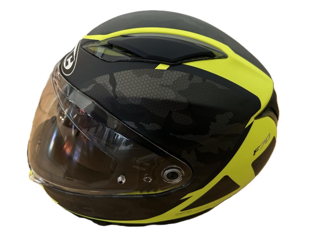 最終値下げ【超美品】HJC F70 Katra イエローカモ（XL 61/62）