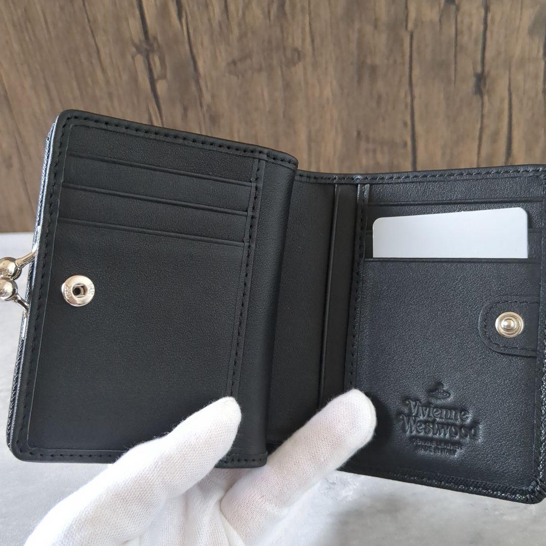 【新品】ヴィヴィアンウエストウッド　二つ折り財布　がま口　843VW631