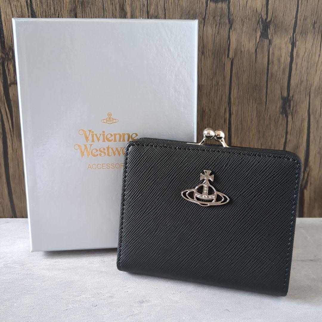 【新品】ヴィヴィアンウエストウッド　二つ折り財布　がま口　843VW631