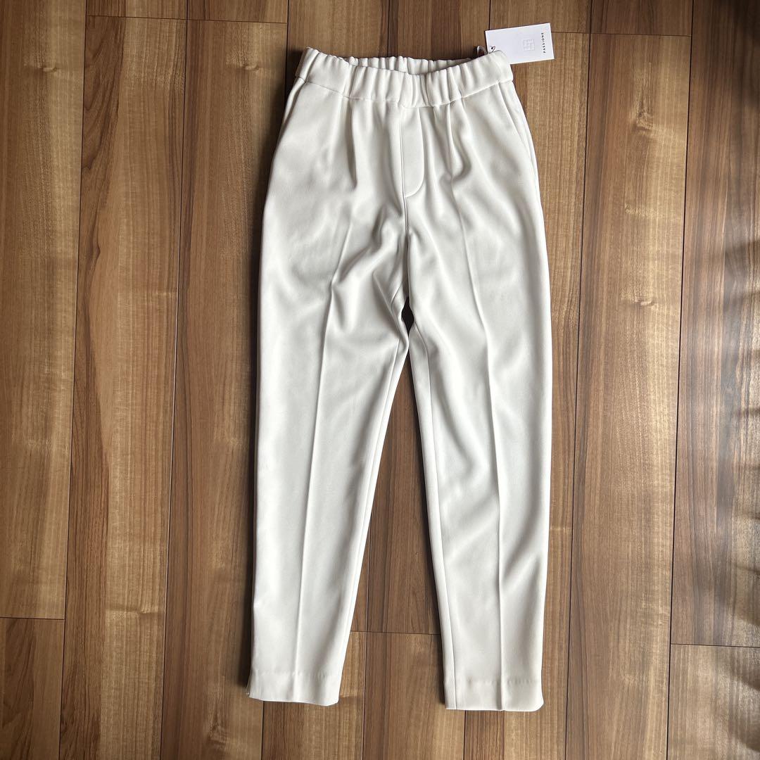 Mさま専用☆新品 PASSIONE ホワイトパンツ 裏起毛　36