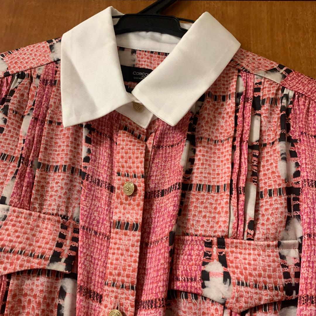 CORCOVADO コルコバードチェック柄ワンピース 38