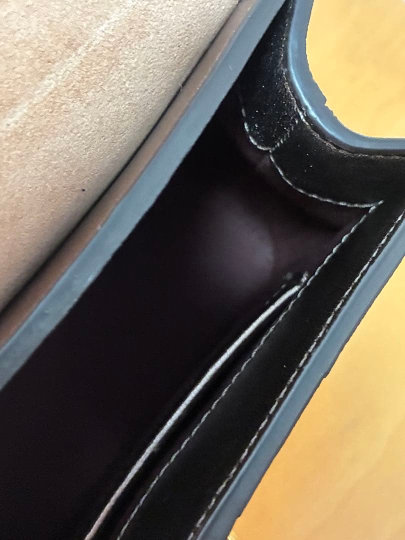 mulberry マイクロシートン レザーブロンズ 2WAY ハンドバッグ