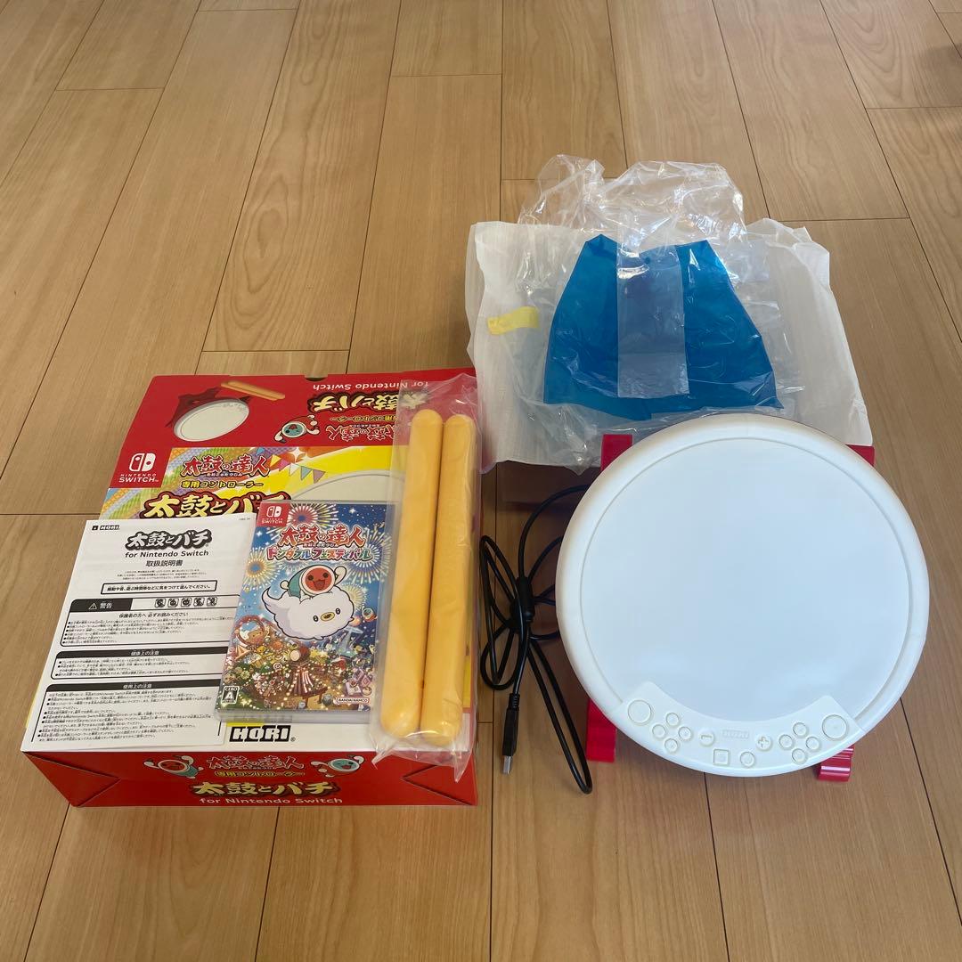 スイッチ　太鼓の達人　専用コントローラーとソフト　セット