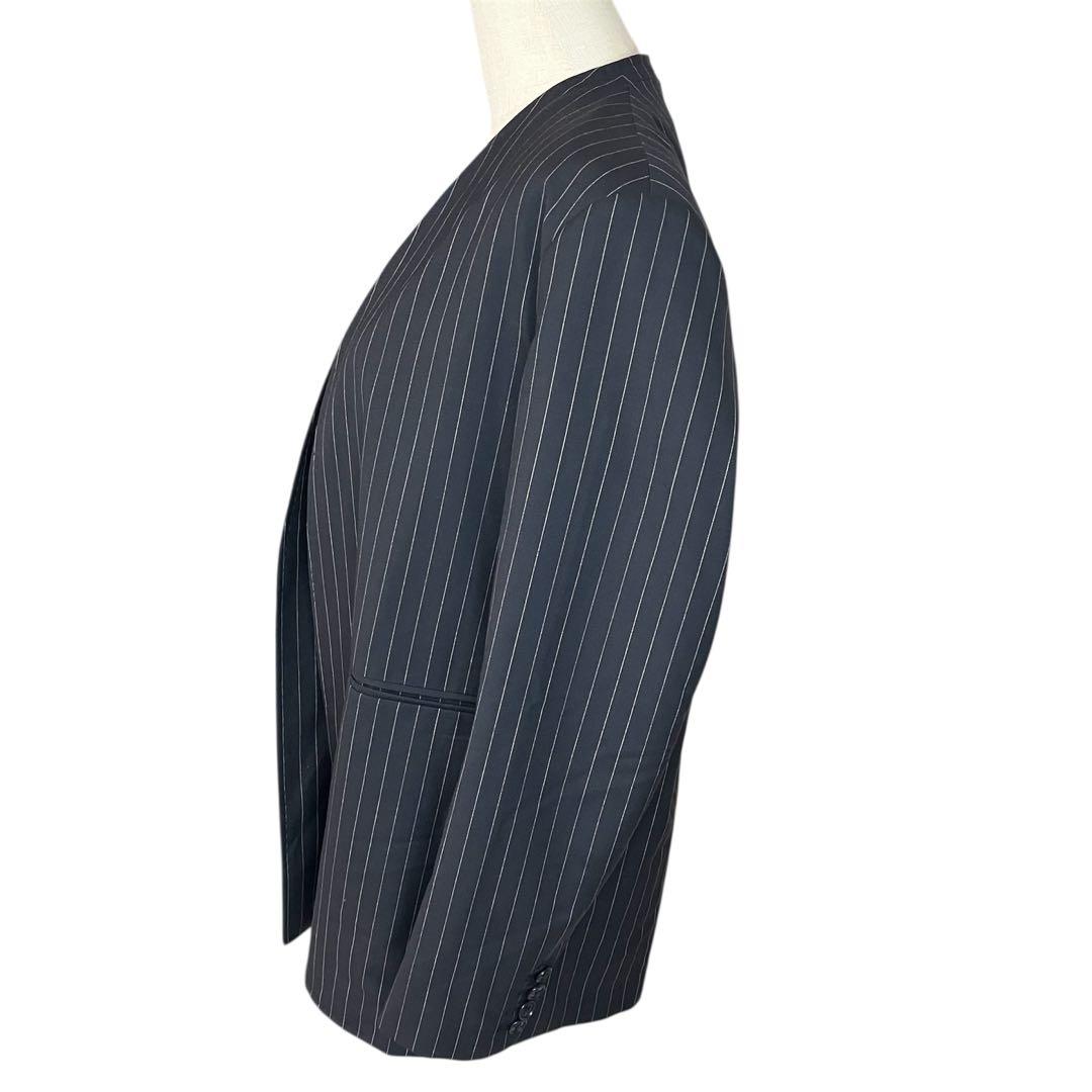 美品 Curensology カレンソロジー ウールピンストライプジャケット