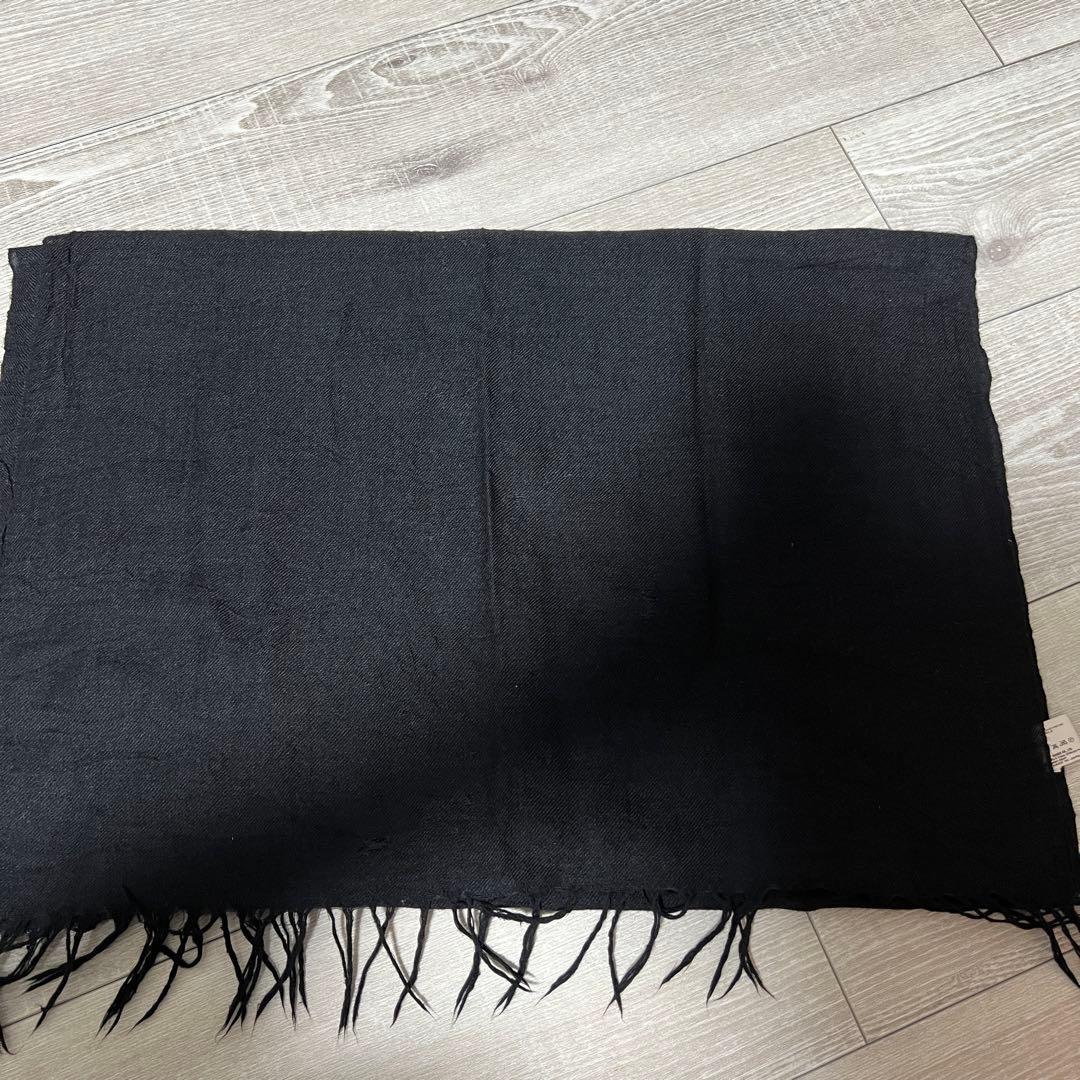 ナンバーナイン　ブラック ストール スカーフ 06AW