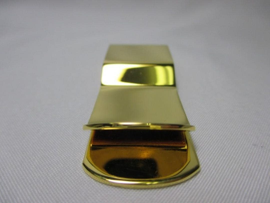 未使用品 バーバリー マネークリップ ゴールドカラー