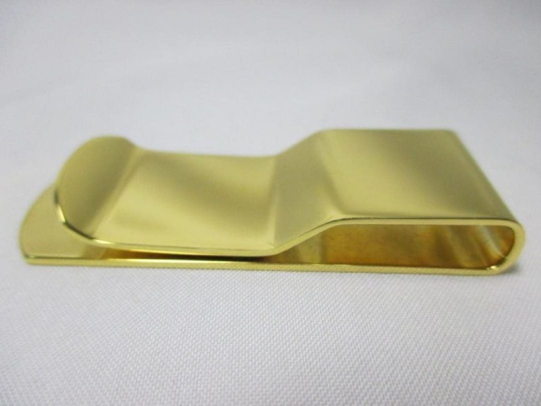 未使用品 バーバリー マネークリップ ゴールドカラー