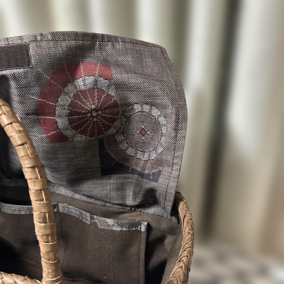 山葡萄バック　　mami さん オーダー品　　パネル追加しました