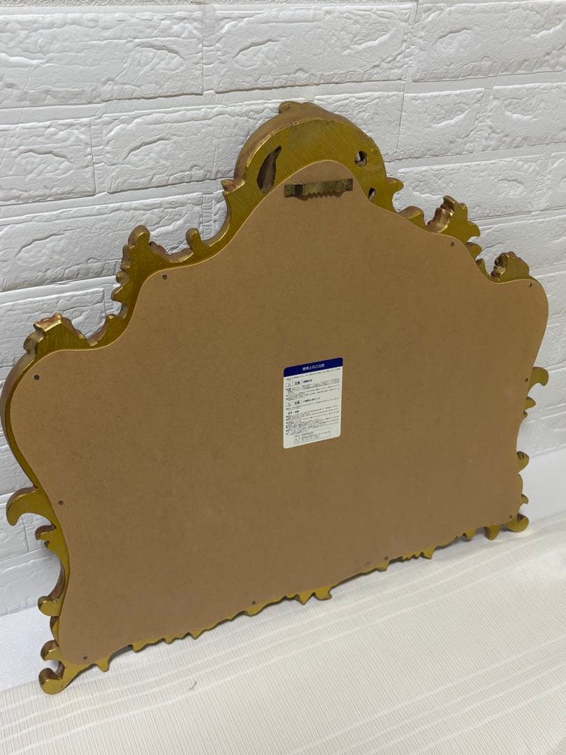 イタリア製 ミラー ゴールド 金 壁掛け