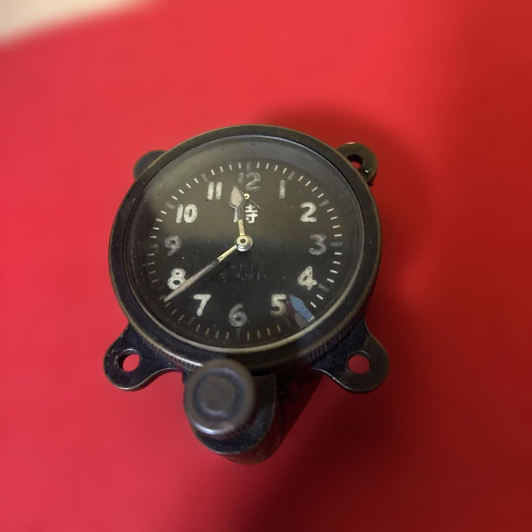 昭和レトロ精工舎 旧日本軍 飛行時計 SEIKO飛行隊 戦闘機搭載計器 航空時計