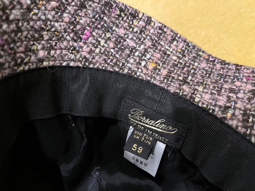 Borsalino ボルサリーノ ハット WOOL 新品.未使用.試着のみ