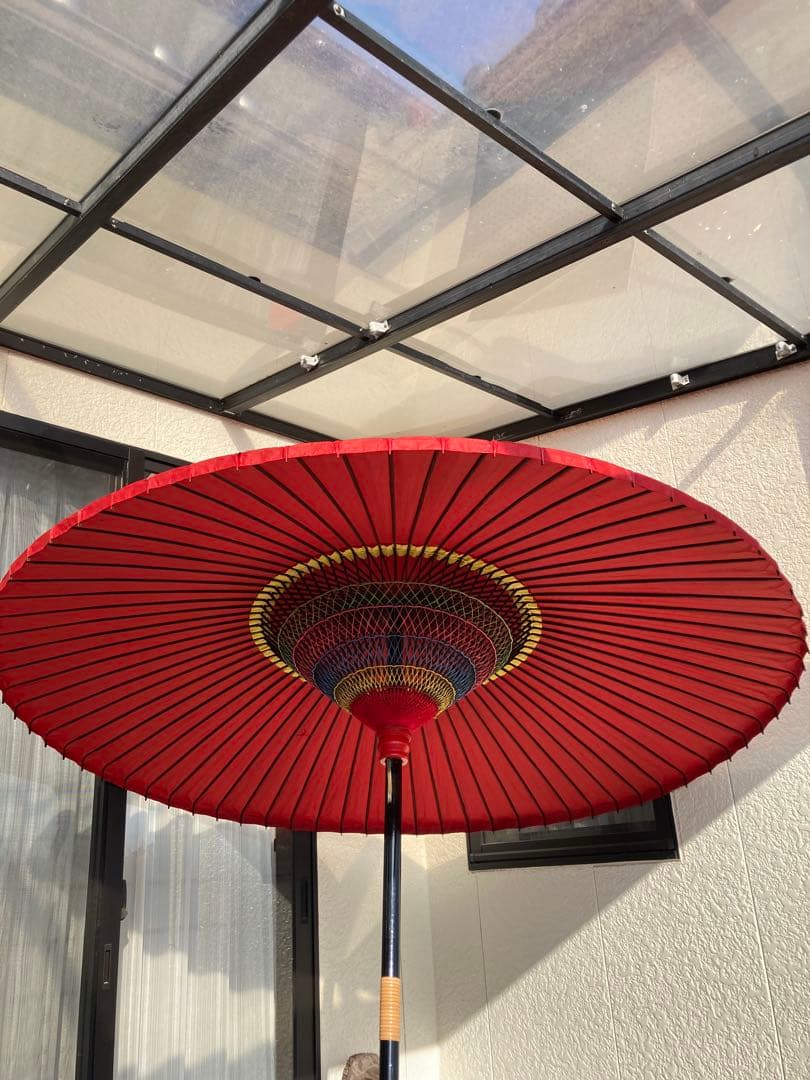 茶道具　野点傘　専用収納袋入り