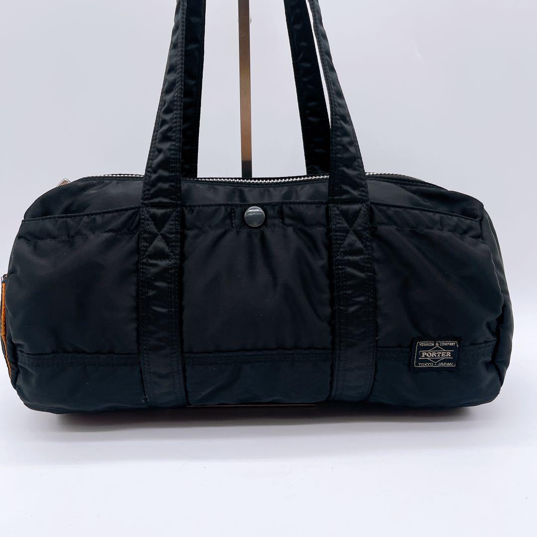 【PORTER】TANKER タンカー ドラムバッグ ブラック