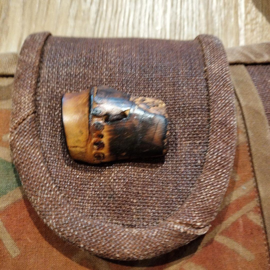 古布 酒袋 大漁旗柿渋染 トートバッグ