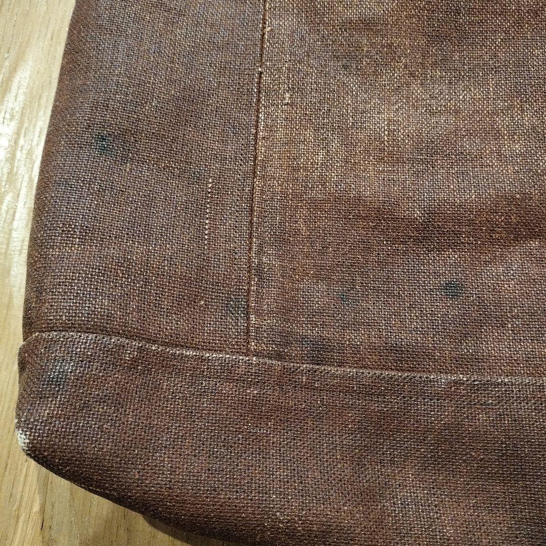 古布 酒袋 大漁旗柿渋染 トートバッグ