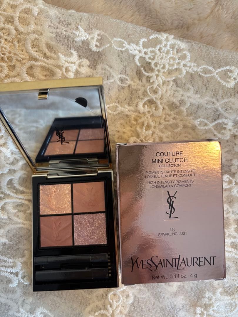 Y S L 2026年春の限定アイシャドウパレット　サンプル付き！