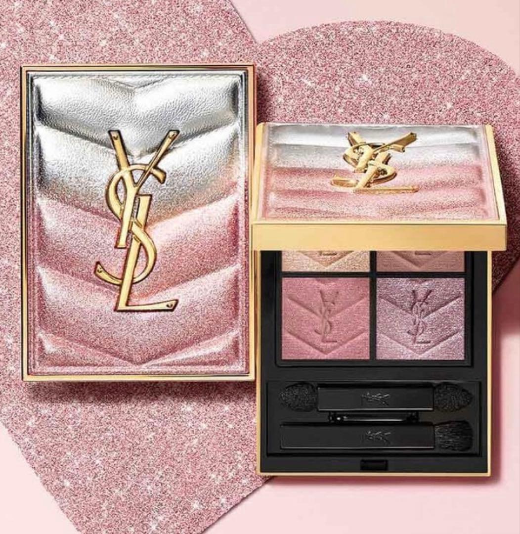 Y S L 2026年春の限定アイシャドウパレット　サンプル付き！