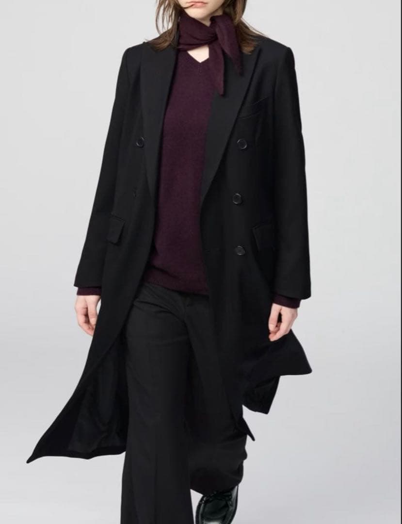 UNIQLO:C ダブルロングコート XXL ブラック